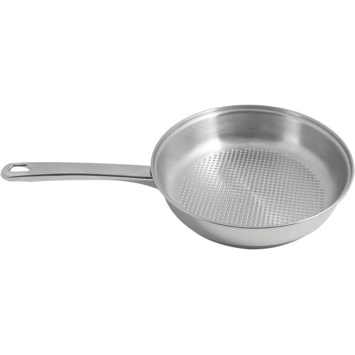 Art91920 Nordico, Poêle À Frire Ø 20 Cm, Triple Fond, Poignée Résistante À La Chaleur, Fond Nid D'abeille Anti Adhésif, Tous Feux Dont Induction, Tout Inox