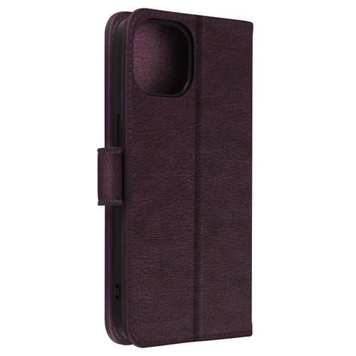 Étui Pour Iphone 15 Pro Max Clapet Portefeuille Fonction Support Vidéo Violet