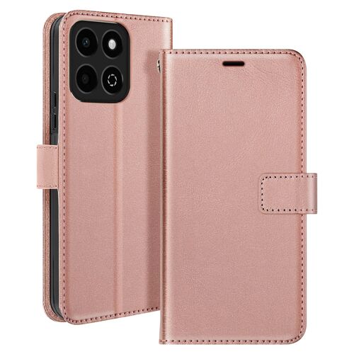 Étui pour Honor 200 Smart Portefeuille avec Dragonne Mayaxess Rose champagne