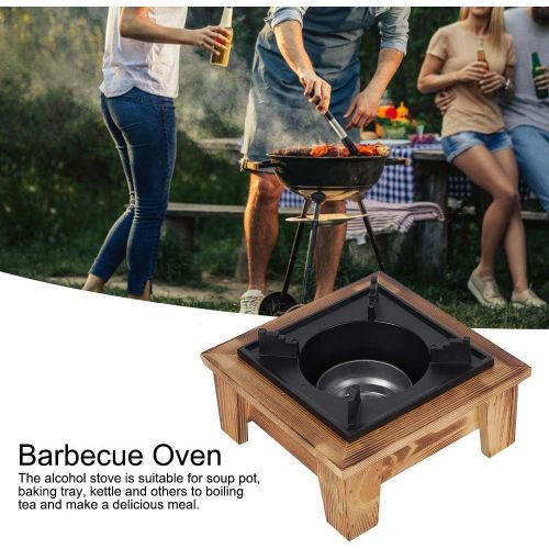 ASFASFq-Cuisinière Portative de Four de Barbecue, Bureau de Barbecue de Charbon de Bois de Table Extérieur en Acier Inoxydable Fumoir Barbecue pour Pique-nique Jardin Terrasse Camping Voyage