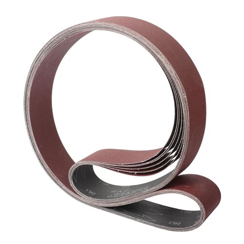 Bande Abrasive 50 x 2000 mm,6pcs 180 grain Ensemble de Bandes Abrasives