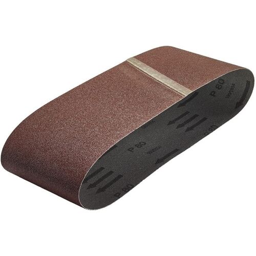 Lot de 3 Bandes Abrasives - Grain 80 - Dimensions 76 x 457 mm