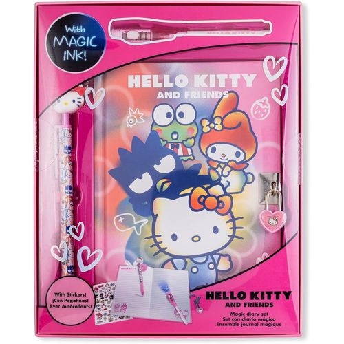 Hello Kitty Journal Intime Avec Stylo Lumineux Et Décoration Pour Filles