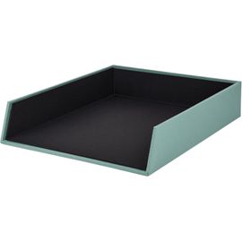 Corbeille À Courrier Pour Format A4, 26 X 32 X 6 Cm, Opale, 1 Pièce, Compartiment De Rangement Empilable