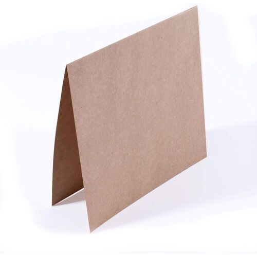 Creative Florence Grandes Cartes Carrées, Ensemble De 25, Marron Kraft, Enveloppes Assorties Disponibles