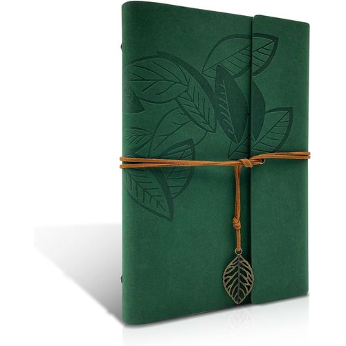 TIANYI-Carnet Cuir de Notes A5, Agenda Cuir Rechargeable Carnet de Voyage Croquis à Remplir, Journal Intime Adulte de Bord pour Travail de Voyage et Organisateur, Cadeau pour Filles Garçons Femmes (V