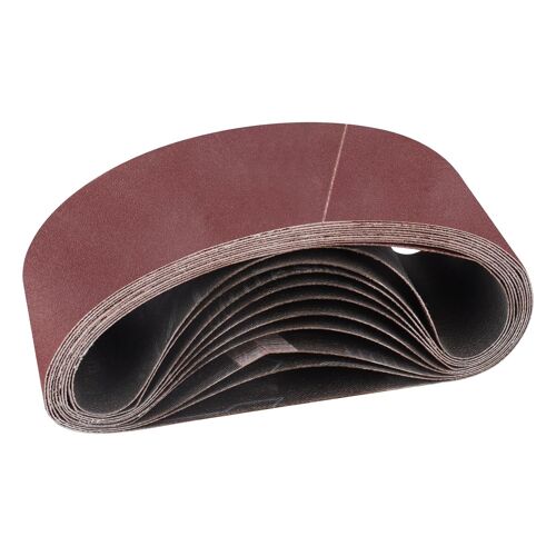 Bande Abrasive 65 x 410 mm,10pcs 180 grain Ensemble de Bandes Abrasives