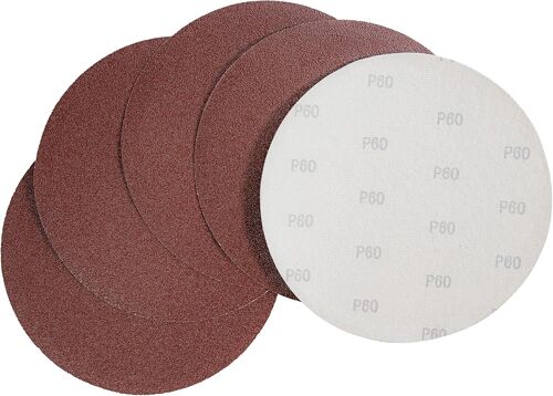 Lot de 5 disques abrasifs auto-agrippants Rouge 38357 230 K80