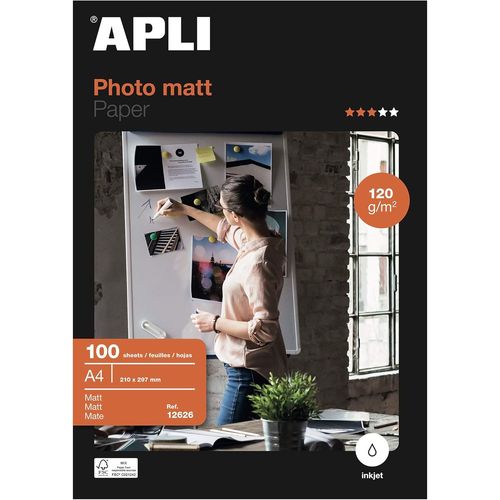Hamiltion-012626 Lot De 100 Papier De Présentation Mat 210 Mm X 297 Mm 120 G