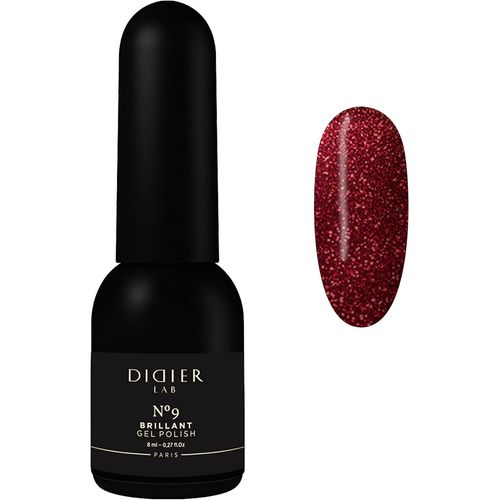 Didier Lab - Brilliant Gel Polish No.9 ¿ Professional Manicure Pedicure Product ¿ Rich Pigmentation For Full Coverage ¿ Very Bright ¿ Ideal Beginners ¿ Led/Uv Lamp ¿ Gift For Women 