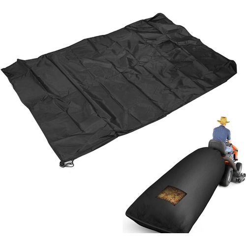 CHECARZHN--NO1-Sac À Feuilles Pour Tracteur De Pelouse, Sac À Feuilles Pour Tondeuse À Gazon En Tissu Oxford, Sac De Ramas D'Herbe De Jardin Avec Cordon De Serrage Et Maille, Collecte
