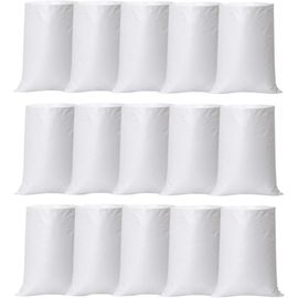 NouvelHorizonstore-15 Pièces Sacs à Gravats, Sac Gravats Resistant 75L, Sable Terre Gravier Chantier Jardinage Sac pour le Transport 60x100cm- Résistant et Réutilisab