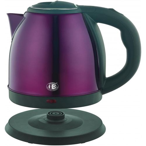 KALANKA-, HG5011-PUR, Bouilloire électrique 1.8L INOX sans Fil Violet, résistance à Fond Plat 1500W, arrêt Automatique, Niveau de Remplissage extérieur, Filtre intégré, Base à 360°