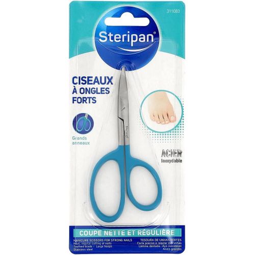 Ciseaux À Ongles Forts - Coupe Nette Et Régulière - Acier Inoxydable - Grands Anneaux