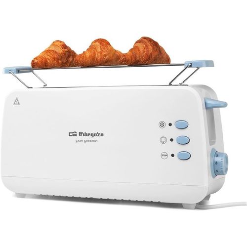 ChenQuanSarl-To4012GrillePainFenteLongueRchauffeViennories7NiveauxDeGrillageFonctionDeDconglationEtDeRchauffageRamasseMiettes850WBlanc