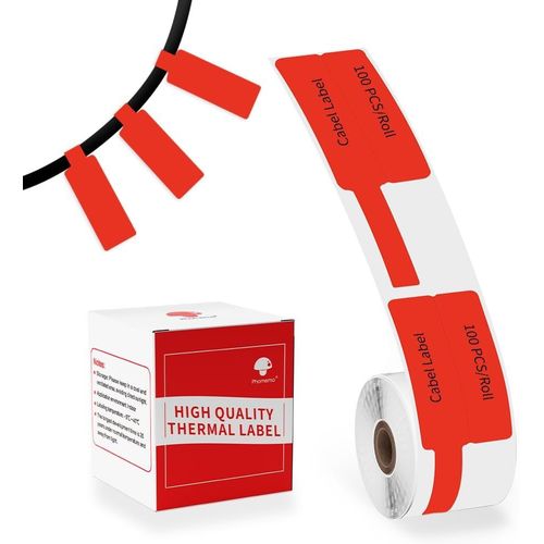 Étiquettes Autocollantes Pour Bijoux, Étiquettes Thermiques, Pour M110, M120, M200, M220, M221, Étiquettes Imperméables, Pour Prix, 25 Mm X 38 Mm +40 Mm, 100 Étiquettes, Couleur