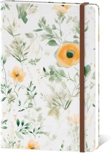 Carnet De Notes Ligné, Journal À Couverture Rigide Pour Femmes, 160 Pages En Papier Épais, Format Moyen 5.7 X 8.4 In, Cahier A5 Pour L'écriture, Le Travail, L'école Et Le Bureau