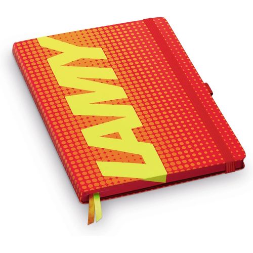 Carnet De Notes À Couverture Souple A5 810 En Papier, Format Din A5 (145 X 210 Mm), Couleur Rouge Brillant, 192 Pages Et Bande De Fermeture Élastique