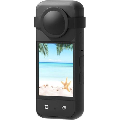 CHECARZHN--NO1-Coque Pour One X3, Étui De Protection En Silicone Pour Appareil Photo, Coque Et Housse De Protection Pour Objectif Pour One X3(Le Noir)