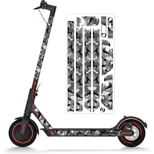 Camo Vinyle Pour Trottinettes Électriques Jeunesse Un Xe, Multicolore, Taille Universelle