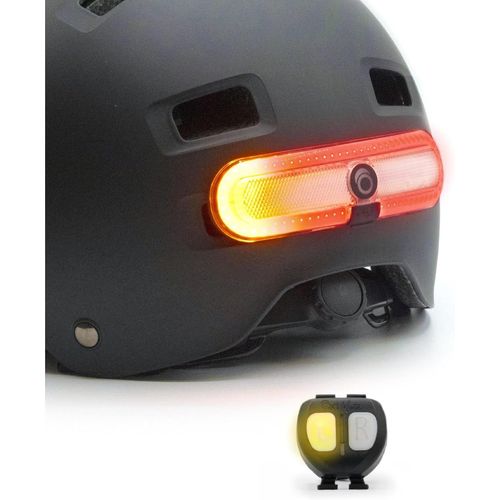 Eclairage Overade Turn Pour Vélo, Scooter Ou Casque, Avec 5 Modes Rouges, Clignotants Droit/Gauche Et Une Télécommande Oximote. Fonction Feu Stop Grâce À La Poignée De Frein Oxibrake