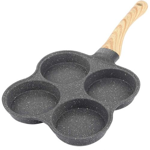 Poêle À Frire À Oeufs Poêle À Omelette Friture 4 Trous Antiadhésives Pancake Maker Pour Cuisinière À Induction Cuisinière À Gaz[L1706]