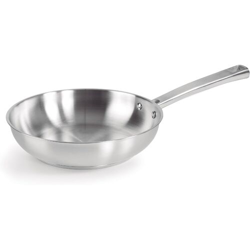 Subzonal-45420 - Poêle Foodie, Poêle En Acier Inoxydable 18/10, Sans Revêtement Antiadhésif, Convient À Tous Types De Cuisinières, Y Compris L'induction Et Le Four, Compatible Lave-Vaisselle, Ø20cm