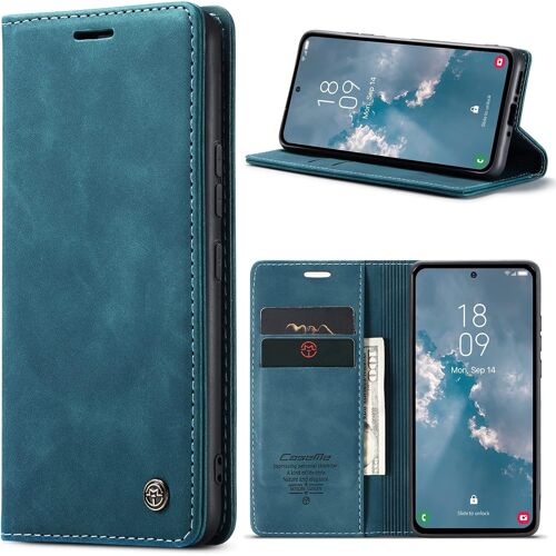 JGD-Chocoyi Coque Cuir pour Samsung Galaxy A54 5G, Protection Housse en Cuir PU Portefeuille,Fermeture Magnétique,Fentes pour Cartes,Fonction de Support.-Vert