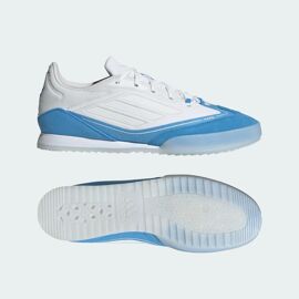 Chaussures De Football F50 Messi Freestyle Adidas Cloud White Gold Metallic Blue Burst