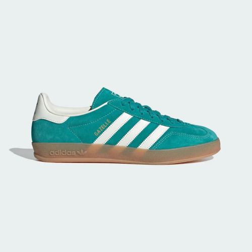 Chaussures Adidas Gazelle Indoor Adidas Pure Teal Off White Gold Metallic