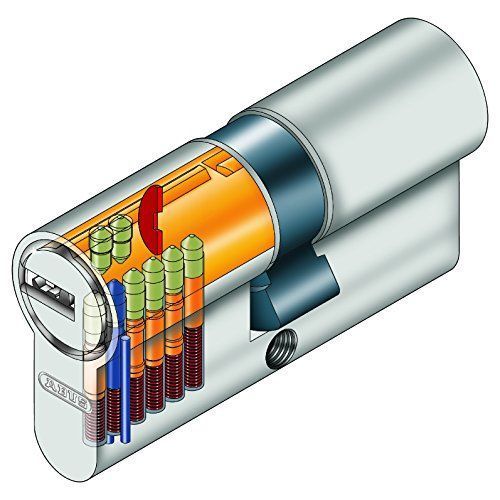Cylindre varié débrayable nickelé mat - EC-S 45x55 mm ABUS