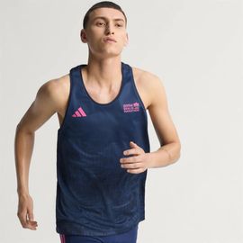 Débardeur Bmw Berlin-Marathon 2025 All Over Print Adidas - Collegiate Navy - S