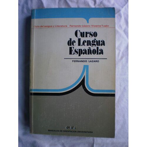 Curso De Lengua Española, Cou