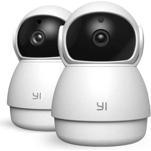 CHECARZHN--NO1-2 Pièces Dome Guard 2K, Caméra De Surveillance Intérieure Wifi, Full Hd Avec Nouvelle Puce Pour Détection De Personnes Et De Sons, Suivi De Mouvement, Vision Nocturne