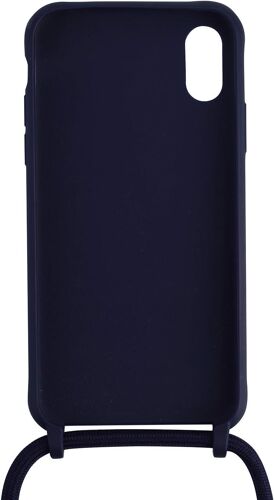 Coque Compatible avec Samsung Galaxy S10 Plus,Collier pour Étui Colliers de cellulaire Corde Silicone avec Cordon Case TPU Bumper pour Samsung Galaxy S10 Plus-Bleu