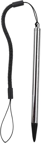 KALANKA-Stylet Résistif, Stylet D'entrée pour écran Tactile, Stylet avec Câble à Ressort, pour POS, PDA, PC Industriel, Navigateur de Voiture, Pas pour Les Téléphones 3G Actuels, Tablettes(Argent)