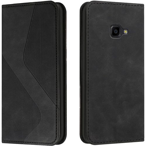 Kal-Coque Pour Samsung Galaxy Xcover 4/4s, Etui Samsung Xcover 4/4s Cuir, Housse En Cuir Samsung Xcover 4/4s, Cuir Housse Avec Magnétique Flip Étui À Rabat Case Etui Samsung Xcover 4/4s (Noir)