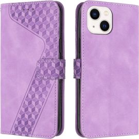 Kal-Coque Pour Iphone 15 Plus, Etui Protection Housse Premium En Cuir Pu Portefeuille Étui Téléphone [Fermoir Magnétique] [Fentes Pour Cartes] Flip Case Pour Iphone 15 Plus¿Pourpre