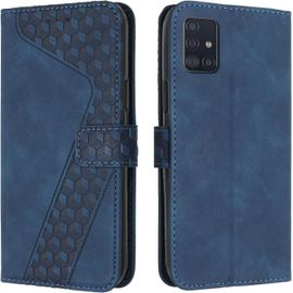 Coque Pour Samsung Galaxy A51 5g, Etui Protection Housse Premium En Cuir Pu Portefeuille Étui Téléphone [Fermoir Magnétique] [Fentes Pour Cartes] Flip Case Pour Samsung Galaxy A51 5g¿Bleu