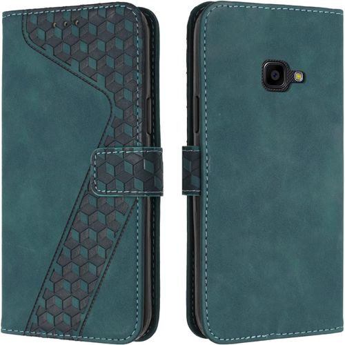 Kal-Coque Pour Samsung Galaxy Xcover 4/4s, Etui Protection Housse Premium En Cuir Pu Portefeuille Étui Téléphone [Fermoir Magnétique] [Fentes Pour Cartes] Flip Case Pour Galaxy Xcover 4/4s¿Vert