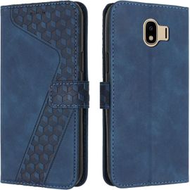 Kal-Coque Pour Samsung Galaxy J4 2018, Etui Protection Housse Premium En Cuir Pu Portefeuille Étui Téléphone [Fermoir Magnétique] [Fentes Pour Cartes] Flip Case Pour Samsung Galaxy J4 2018¿Bleu