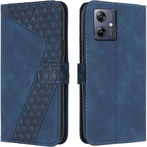 KAL-Coque Pour Realme 8 4G/Realme 8 Pro, Etui Protection Housse Premium En Cuir Pu Portefeuille Étui Téléphone [Fermoir Magnétique] [Fentes Pour Cartes] Flip Case¿Bleu