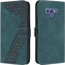 Sjzg-Coque Pour Samsung Galaxy Note 9, Etui Protection Housse Premium En Cuir Pu Portefeuille Étui Téléphone [Fermoir Magnétique] [Fentes Pour Cartes] Flip Case Pour Samsung Galaxy Note 9¿Vert