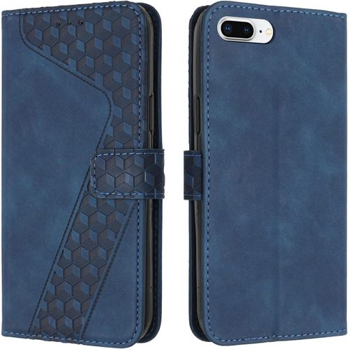 Kal-Coque Pour Iphone 6s Plus/Iphone 6 Plus, Etui Protection Housse Premium En Cuir Pu Portefeuille Étui Téléphone [Fermoir Magnétique] [Fentes Pour Cartes] Flip Case¿Bleu