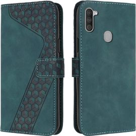 SJZG-Coque Pour Samsung Galaxy A11/M11, Etui Protection Housse Premium En Cuir Pu Portefeuille Étui Téléphone [Fermoir Magnétique] [Fentes Pour Cartes] Flip Case Pour Samsung Galaxy A11/M11¿Vert