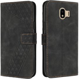 Kal-Coque Pour Samsung Galaxy J4 2018, Etui Protection Housse Premium En Cuir Pu Portefeuille Étui Téléphone [Fermoir Magnétique] [Fentes Pour Cartes] Flip Case Pour Samsung Galaxy J4 2018¿Noir