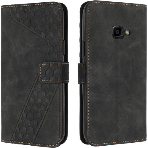 Kal-Coque Pour Samsung Galaxy Xcover 4/4s, Etui Protection Housse Premium En Cuir Pu Portefeuille Étui Téléphone [Fermoir Magnétique] [Fentes Pour Cartes] Flip Case Pour Galaxy Xcover 4/4s¿Noir