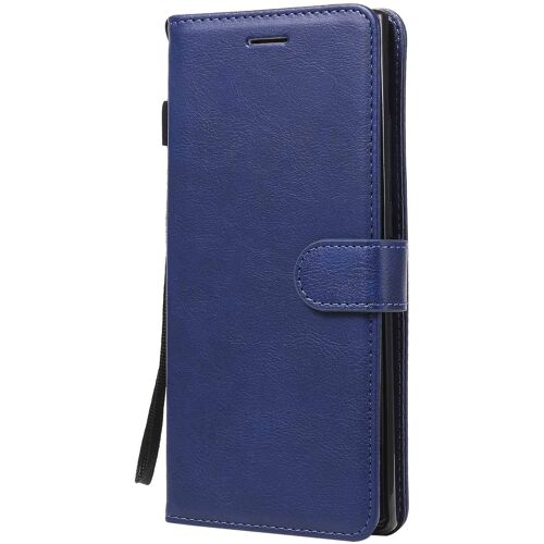 KAL-Coque Galaxy Note 20 Ultra, Pu En Cuir Coque Portefeuille Étui Housse, Design Classique Tpu Coque Pour Samsung Galaxy Note 20 Ultra - Bleu Marin