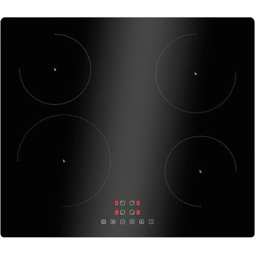 CHECARZHN--NO1-Plaque De Cuisson En Vitrocéramique À Induction 4 Feux Encastrable, Ebki7942