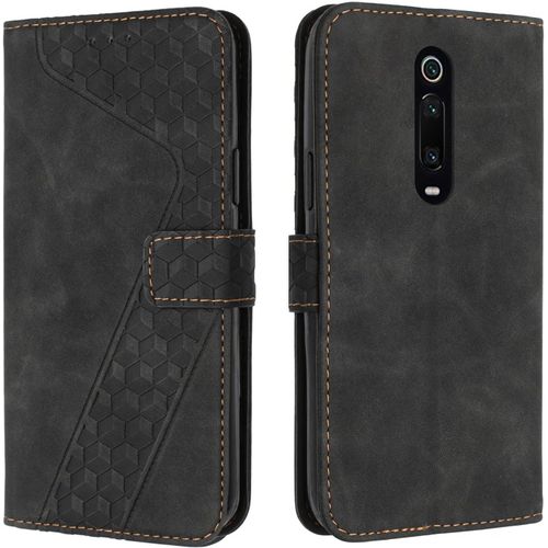 Kal-Coque Pour Xiaomi Mi 9t/Xiaomi Mi 9t Pro/Redmi K20/K20 Pro, Etui Protection Housse Premium En Cuir Pu Portefeuille Étui Téléphone [Fermoir Magnétique] [Fentes Pour Cartes] Flip Case¿Noir